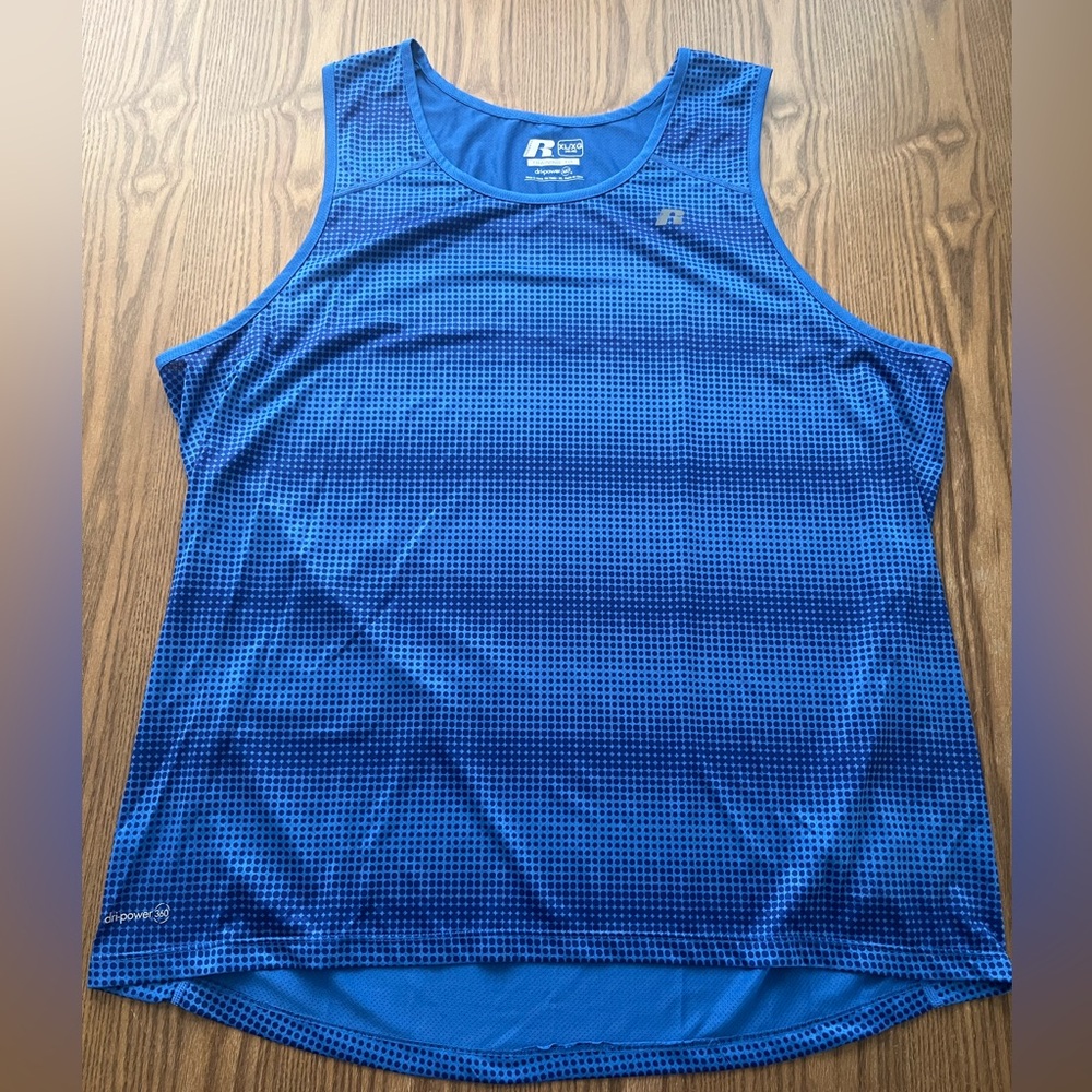 Russell Athletic Men's Blue Tank Top size XL